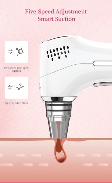 Top Beauty Electric Hot And Cold Blackhead Removal Facial Pore Acne Skin Care Machine