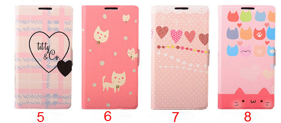 New Fashion Design Brand New PU Flip Leather Cover Case For Huawei C8816 Qualify