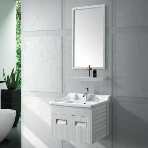 Modern Alunimun Bathroom Vanity/ all aluminum bathroom cabinet/Mirror Cabinet /DB-8154  600X450mm