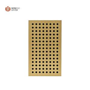 電影院の壁と天井の防音のための耐火孔式音響パネル