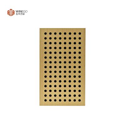 Fire-Resistant Perforated Acoustic Panel For Cinema Wall and ceilling Soundproofing