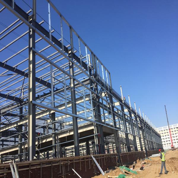 Large Span Pre Engineered Steel Warehouse Prefabricated Steel Structure Cold Room Storage