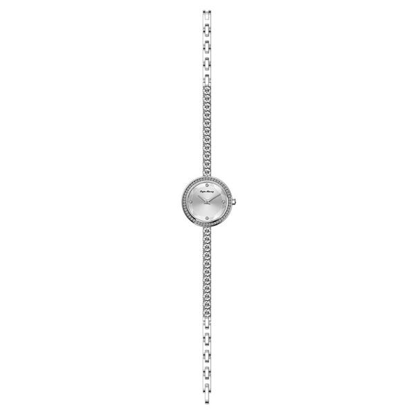 Luxury Stainless Steel Jewelry 26mm Small Quartz Bracelet Watch Fashion Zircon Shell