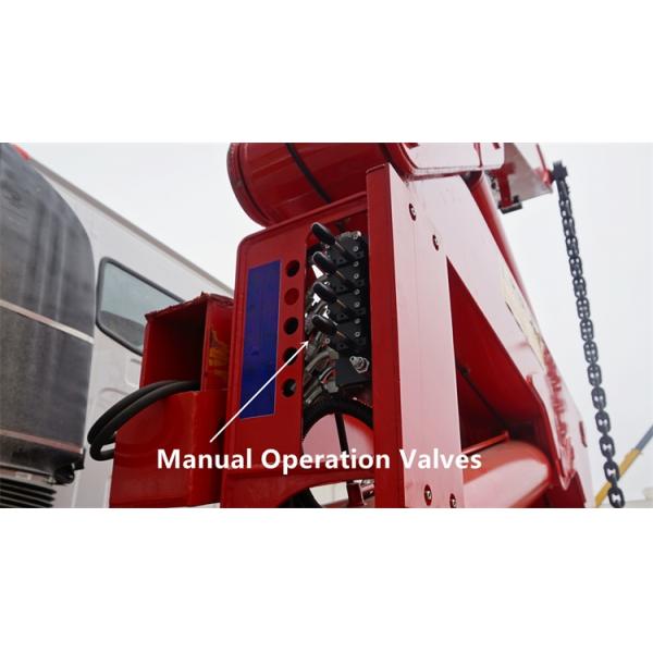 Самонагружающийся 20-футовый контейнерный подъемник, установленный на полуприцепе