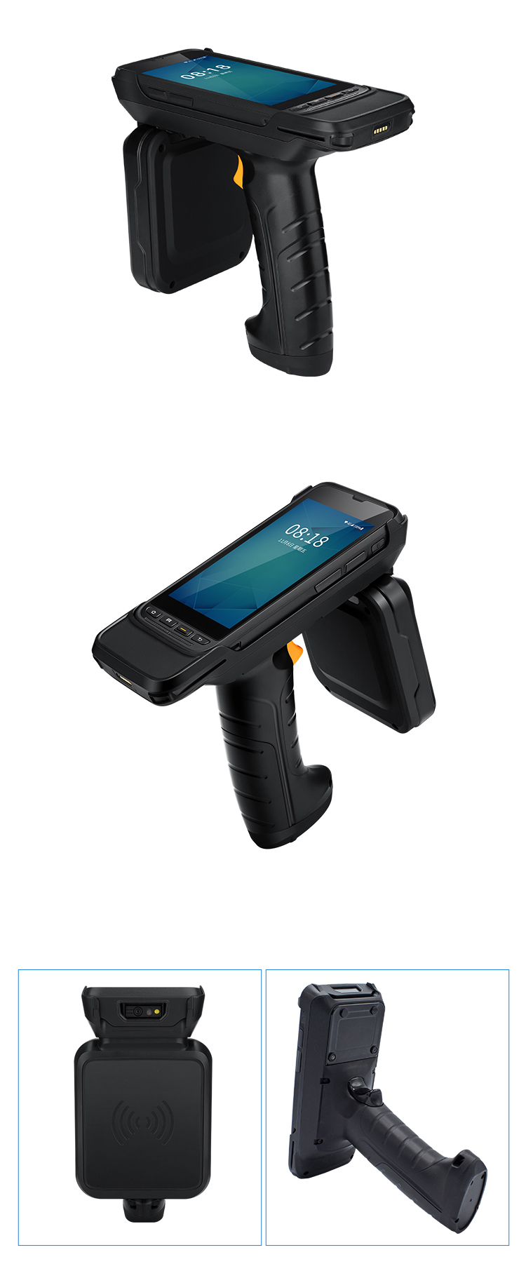 Читатель UHF RFID для склада андроида отслеживая терминал управления Handheld мобильный