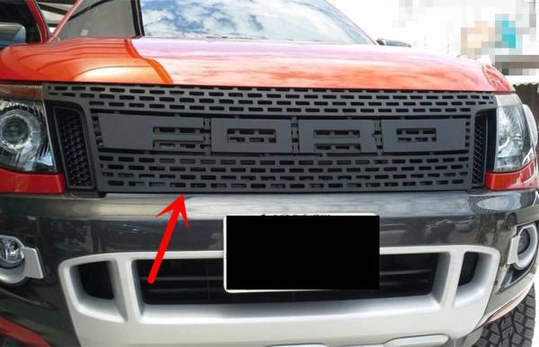 Ford Ranger T6 2012 2013 2014 Peças sobressalentes Grades dianteiras modificadas com luz LED