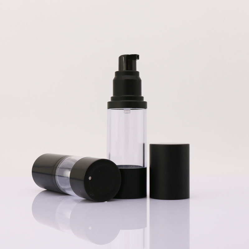 10ml - ясный пластиковый безвоздушный насос 30ml разливает топливо по бутылкам свободно распределяя для сыворотки