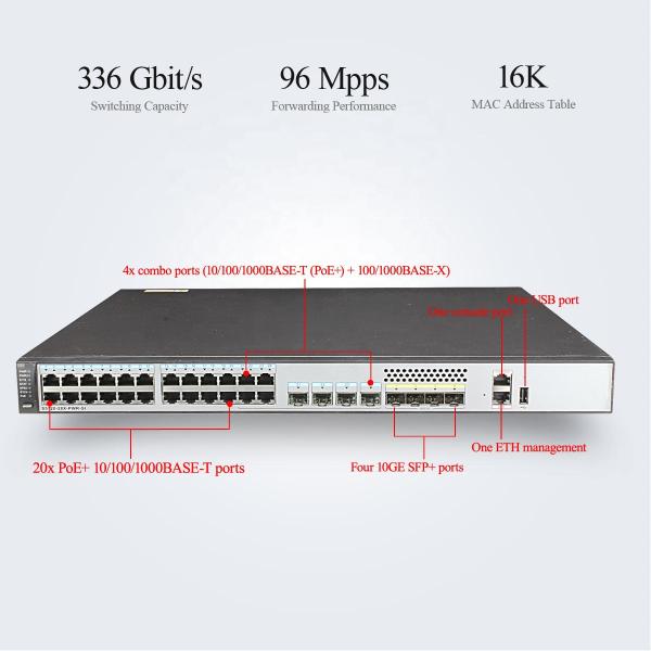 S5720-28X-PWR-SI-AC Gigabit Ethernet Switch Management 24 Port
