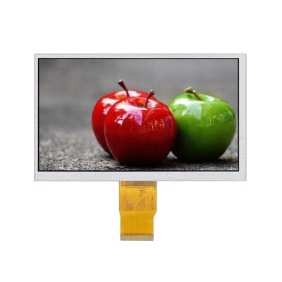 Affichage LCD IPS de 7 pouces 50 broches interface RVB 350 luminosité résolution 1024*600, pilote IC ILI9488