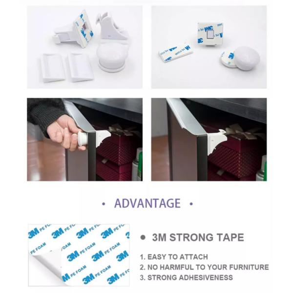Cupboard Drawer Magnetic Child Safety Cabinet Locks Prevent Children From Turning Things Around
