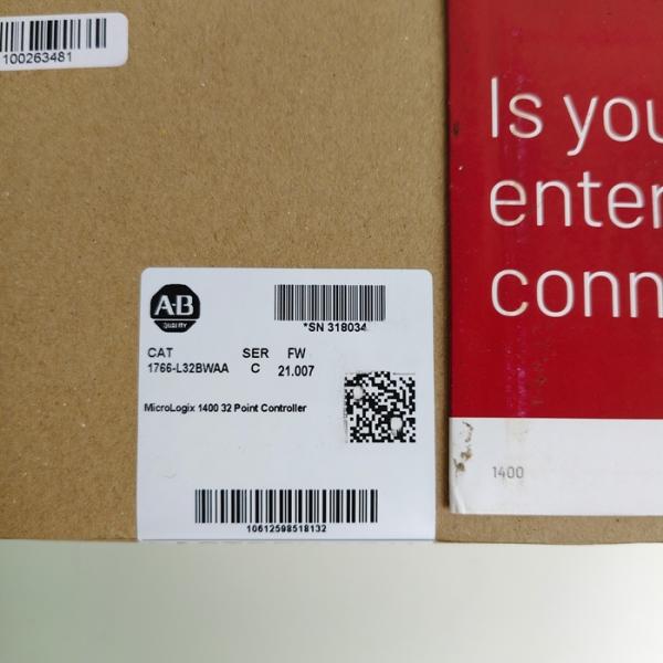 Compact Allen Bradley 1766-L32BWAA 24V DC Programmable Logic Controller (PLC)