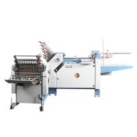 Máquina eletrônica industrial da dobradura do papel A3 automática com a roda da sução de três furos