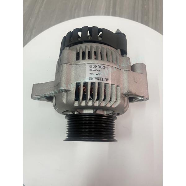 Альтернатор S6D102E 0-62000-0010 600-861-3410 KOMATSU экскаватора P200-6 PC200-7