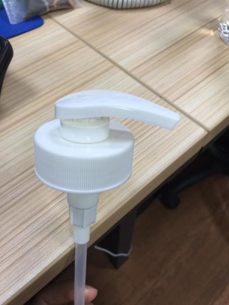Custom PP Polypropylene Material Ribbed Closure Lotion Pump Dispenser