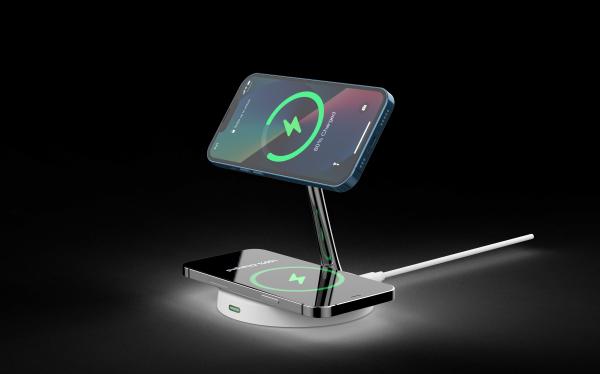 Wholesale Price T269 Apple Wirelesss Fast Charger ABS+Zine Alloy Charger