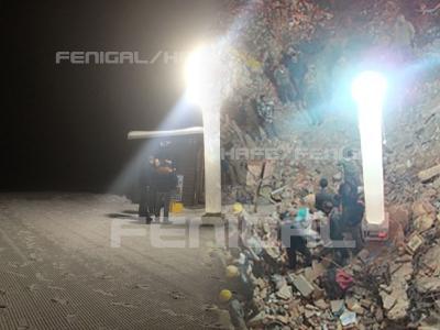 altura 1kw ajustável torre clara inflável de 3m ou de 5m