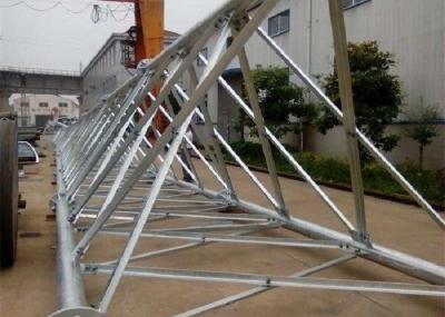 Hydraulic Press Stamping Tubular Steel Tower , ASTM Steel Transmission Tower