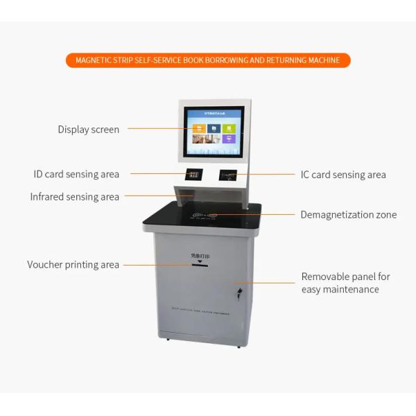 Машина Ki подержания и возвращающ книги библиотеки библиотеки станции книги данным по школьной библиотеки киоска оплаты собственной личности Multi