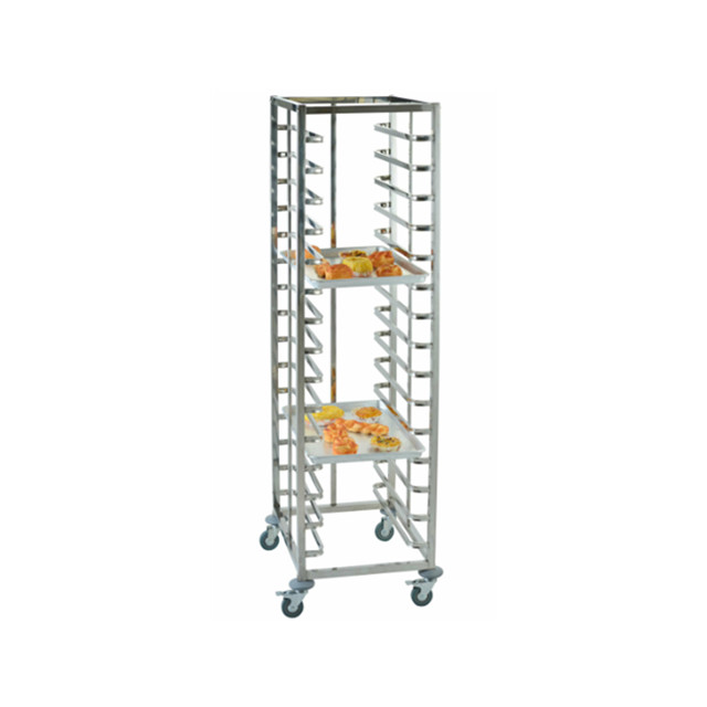 RK Bakeware China-32 Trays Двойная стойка для печи Пекарная стойка / 304 Нержавеющая сталь Пекарная стойка для хлеба
