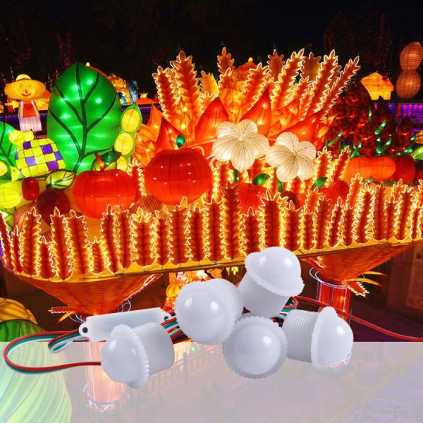 Affordable 12V DMX512 Outdoor Building Decoration Color LED Bulb in White or Gray