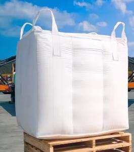 重荷FIBC散装袋 円形設計 粉末粒や集積物保管に適した強化された布構造