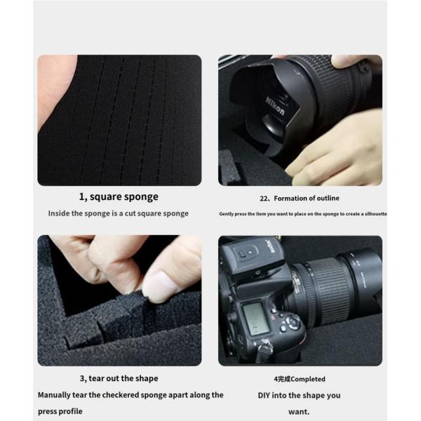 IP67 impermeable Hard Plastic Instrument Carry Tool Case Color personalizado aceptable personalizable para equipos eléctricos