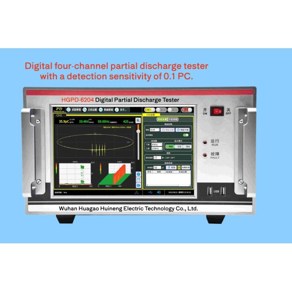 Digital Partial Discharge Detector with 4 Channel Measurement, IEC 60270