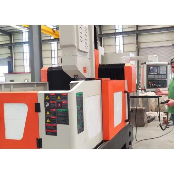 1200x1200 Mm Workpiece Size Gantry Fixed Plate Drilling Milling Machine 750mm Gantry Height