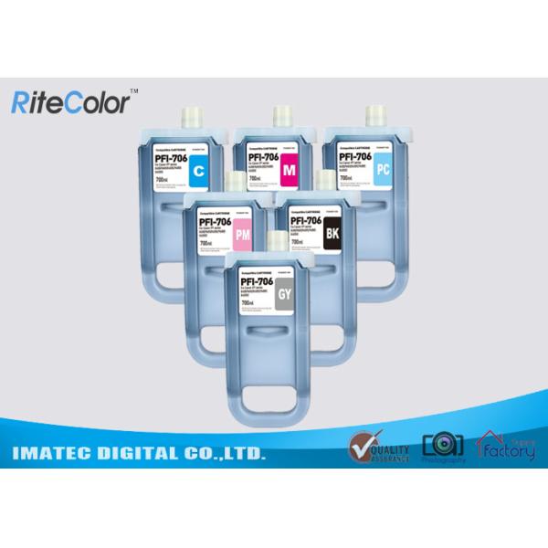 Пигментируйте совместимый патрон чернил 700 МЛ для канона ПФИ - 706, чернила иП