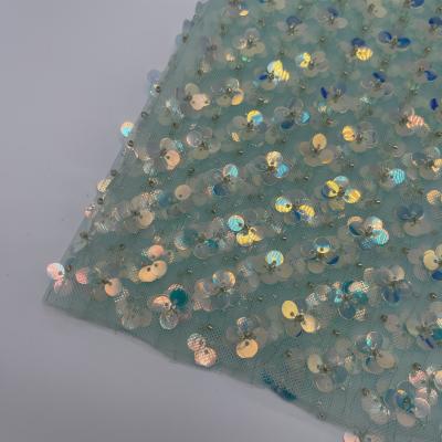 Disponible en différentes couleurs Séquins Tissu brodé avec tissu brodé M13-018
