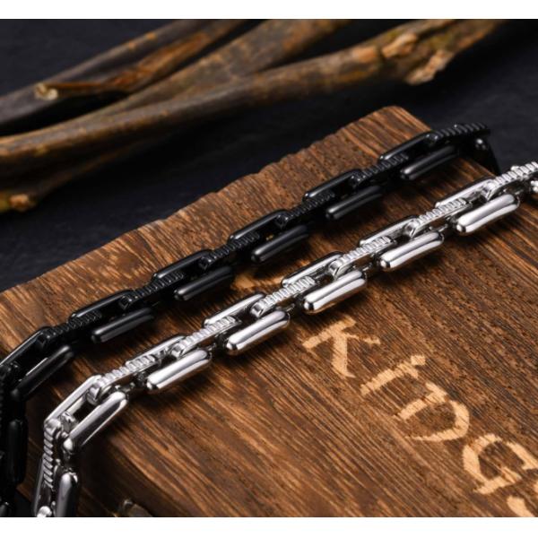 Plated Black Stainless Steel Bracelet 316L Material Men's Bracelets With Fast Shipment
