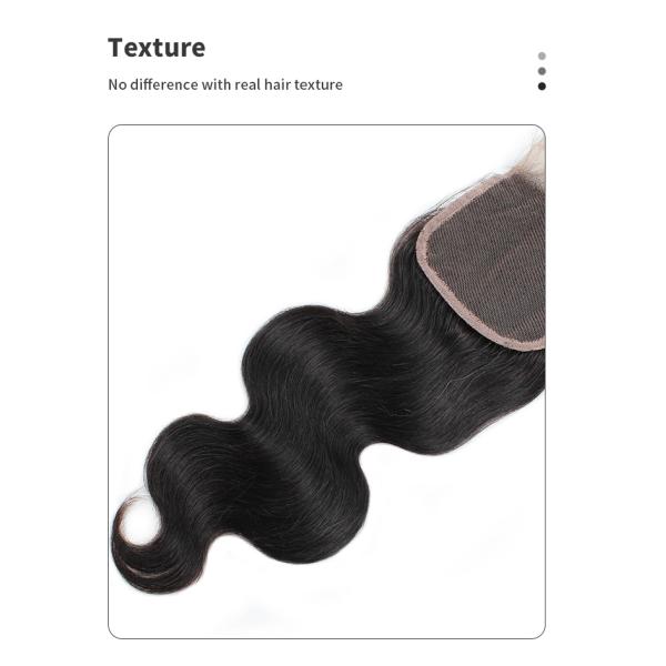 13x4 Lace Frontal Peruvian Body Wave Remy Human Hair Closure 8A Washable