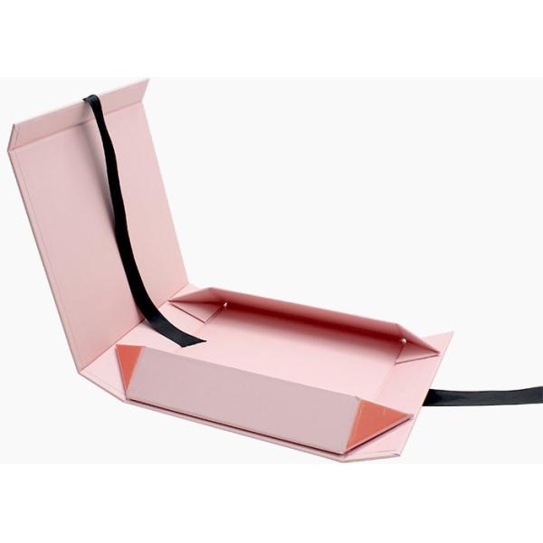 Foldable Flip CMYK 350g Paper Gift Packaging Box 30*25*18CM