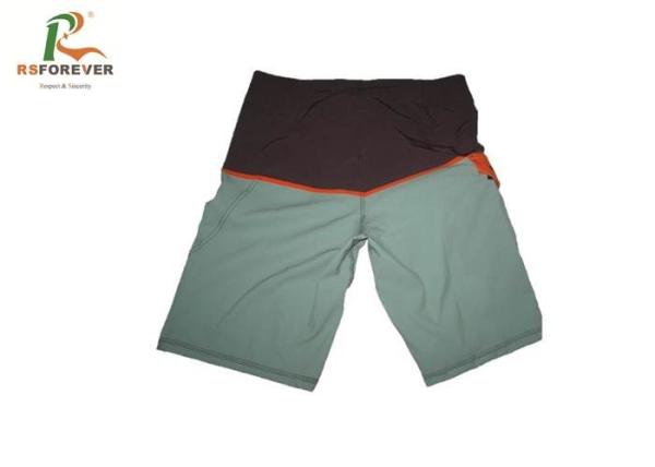 Mens 4 Way Stretch Surf Printed Board Shorts Bandage Closure Beach Swim Trunks