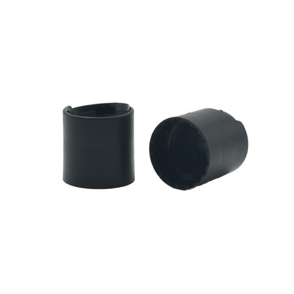 28/410 Black Flip Top Press Cap 20mm 24mm Metal Plastic Disc Top Hand Lotion Cream Bottles 18mm Iron Material Water Bottle Caps