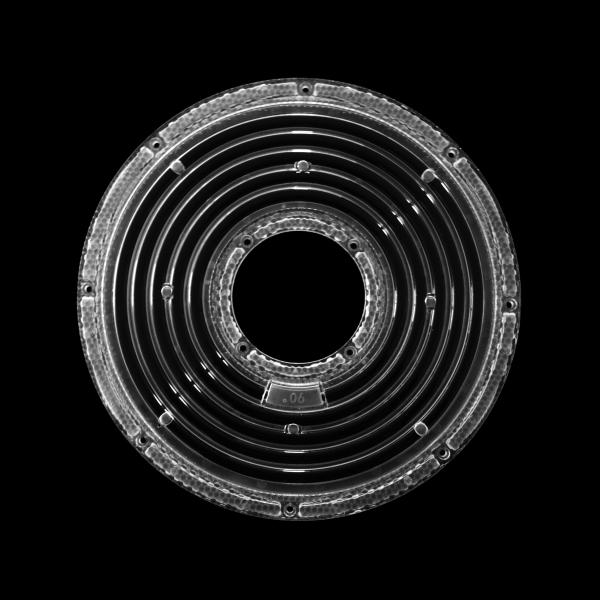 Lentille haute baie résistante à l' eau, lentille LED à 90 degrés avec joint OEM