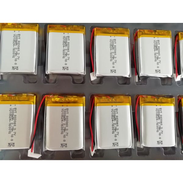 UL KC Certified 3.7V 1000mAh Lithium Polymer Battery for Toys and Power Tools