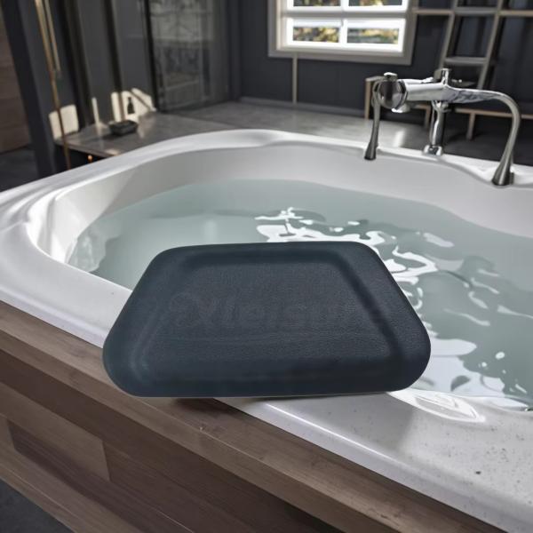 Gray EVA Waterproof Bath Spa Pillow New Home Hot Tub Bathroom Neck Head Cushion