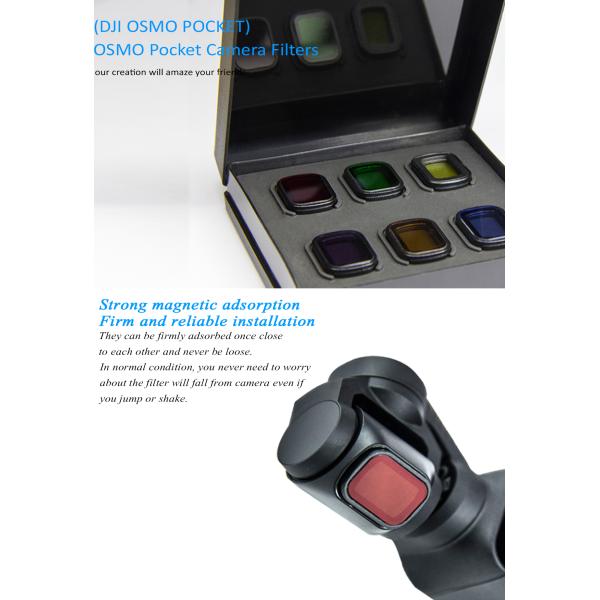 DJI OSMO Pocket HD Camera Lens Filters , ND - PL Filters Long Working Life