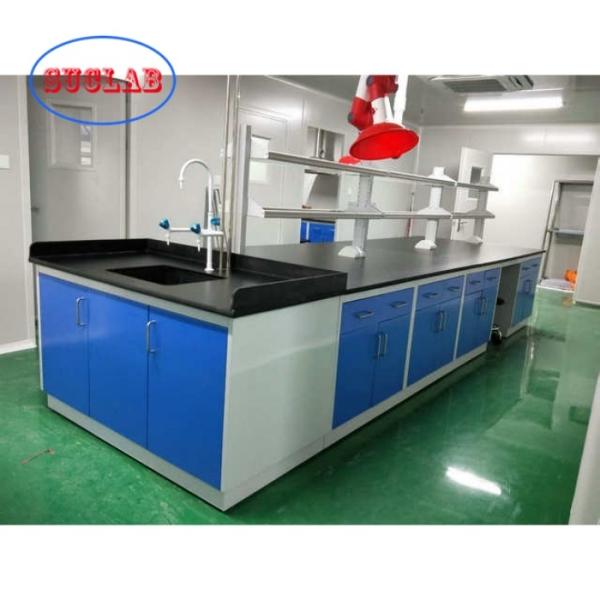 Banco de laboratorio de química comercial, impermeable, multiusos, para la escuela