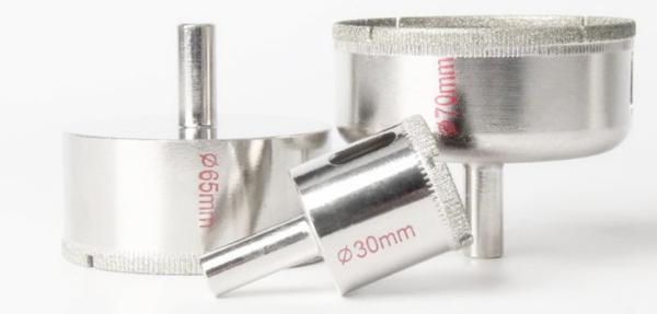 Electroplated Diamond Core Drill Bit Glass Hole Saw For Marble Granite Tiles