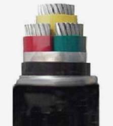 PE XLPE High Temperature Multi Conductor Cable 6kV 300 Sqmm Aluminium Material