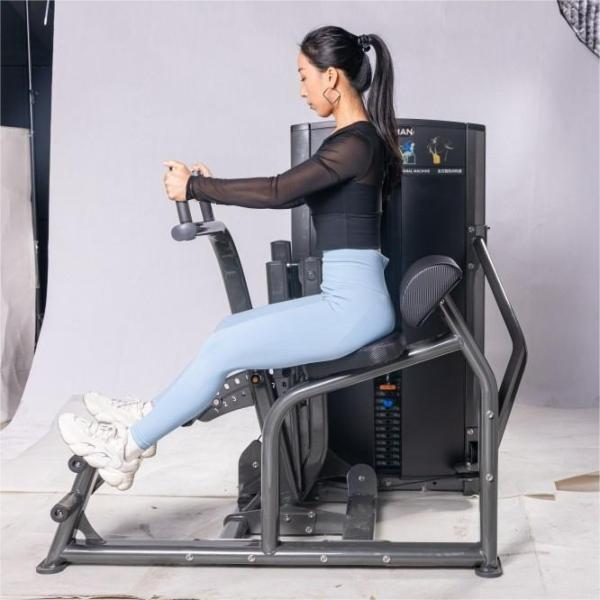 Équipement de résistance à double fonctionnement Extension du dos/machine de pressage des jambes abdominales