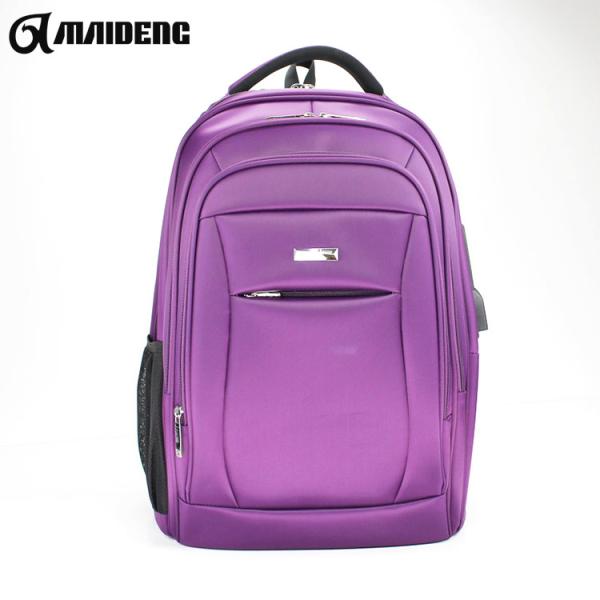 Stylish 19 Inch Waterproof Usb Laptop Backpack , Travel Computer Bag