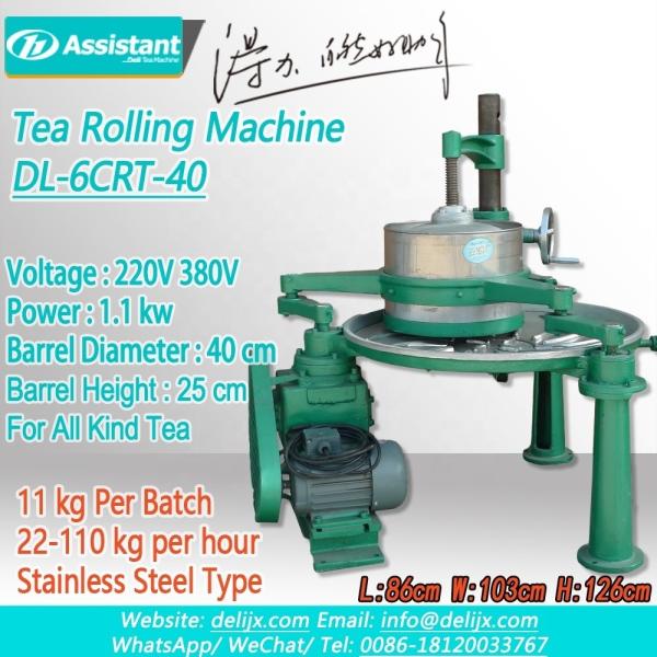 400mm Green Tea Black Tea Twisting Grinding Milling Machine for Your Benefit CL-6CRT-40