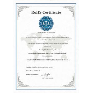 Shaoxing Libo Electric Co., Ltd Certifications