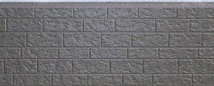 Metal siding panel
