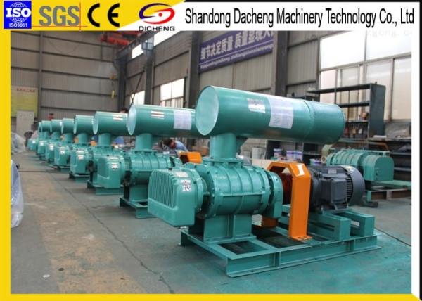 Aeration Tank Small Roots Blower / Industrial Positive Displacement Fan