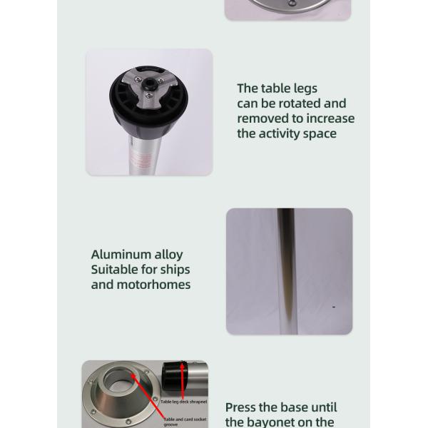 mortorhome parts table leg can be removeable easily/caravan table support legs for motor home table