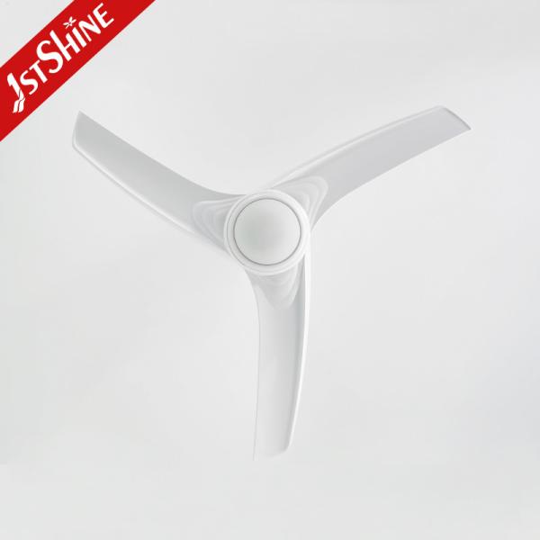 Ventilador de teto de montagem embutida com economia de energia decorativa CE com controle remoto de luz LED